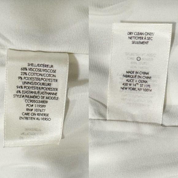 Alice + Olivia Laurice Knot Front Striped Wide Leg Jumpsuit in Blue/White Size 6 - Picture 16 of 16